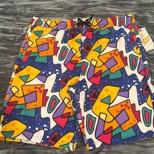 Colorful Geometric Mens Shorts by drill clothing size XL